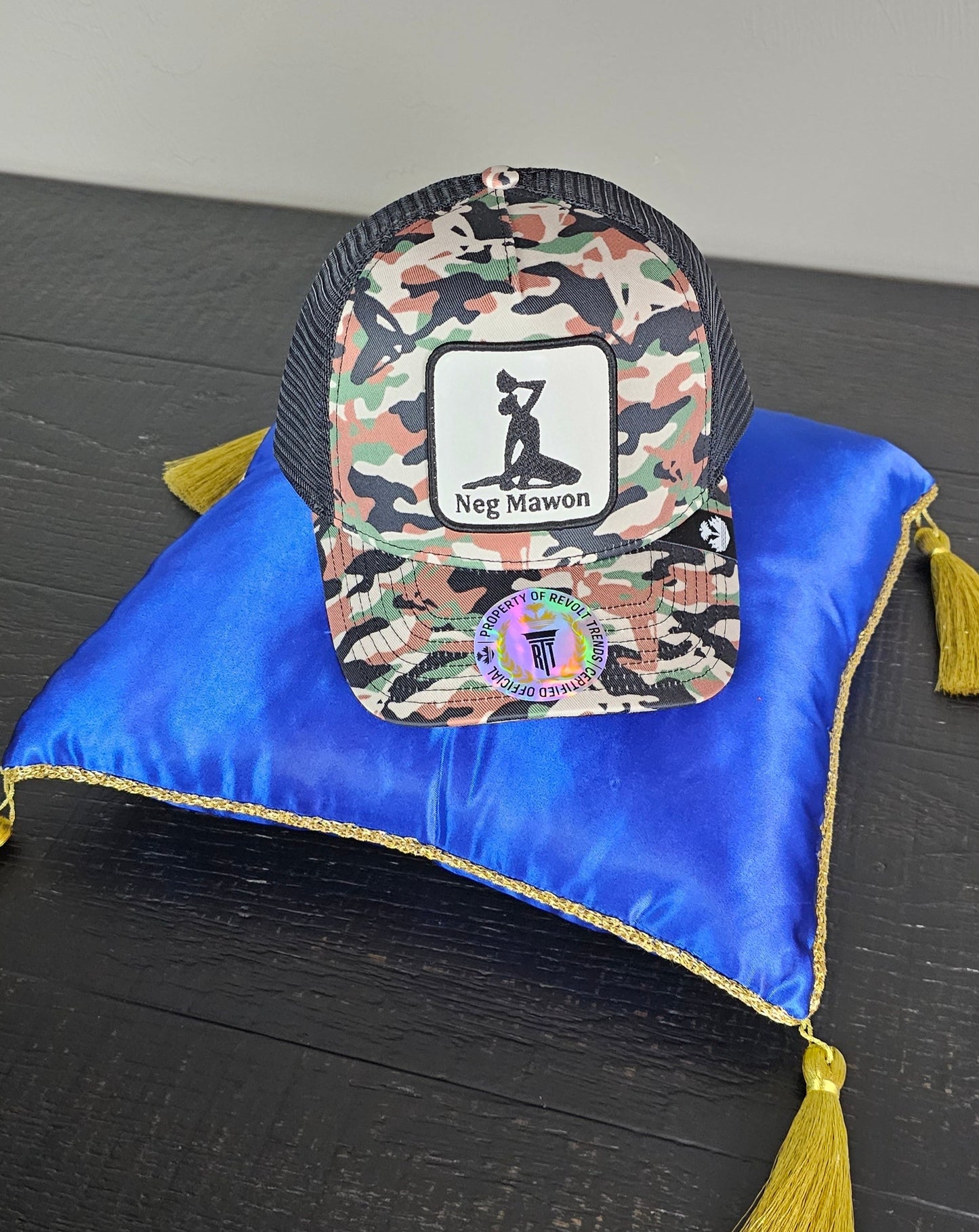 Neg Mawon Adjustable Mesh Snapback Hat