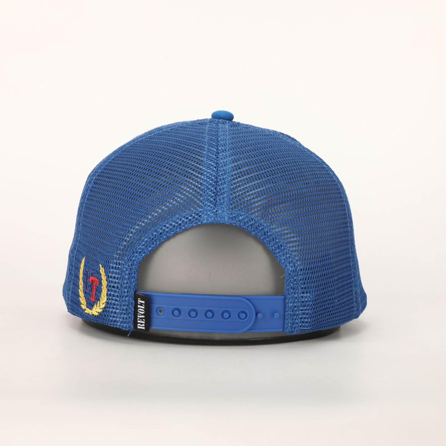 Royal Blue Haitian Crest Adjustable Mesh Snapback Hat
