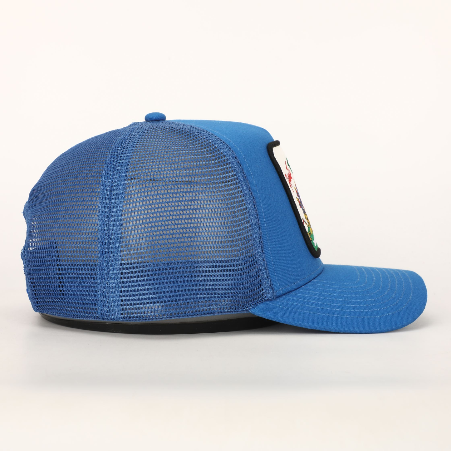 Royal Blue Haitian Crest Adjustable Mesh Snapback Hat